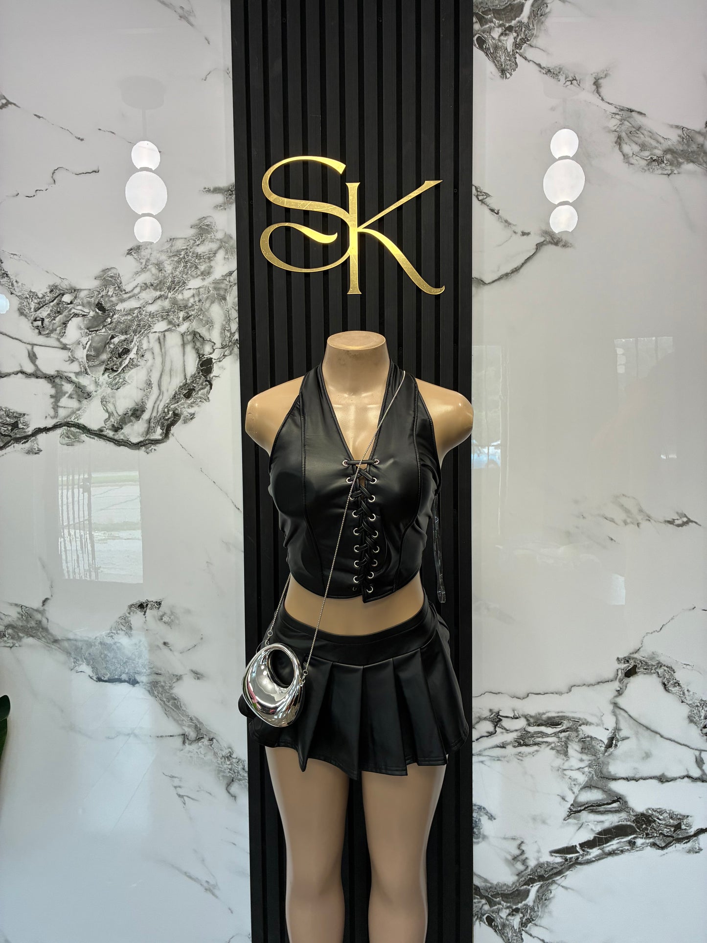 Court leather 2pc