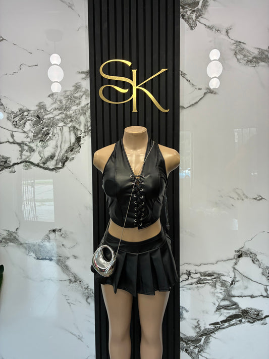Court leather 2pc