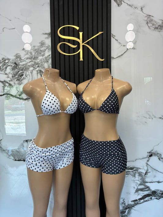 Polka Dot 3pc Swim