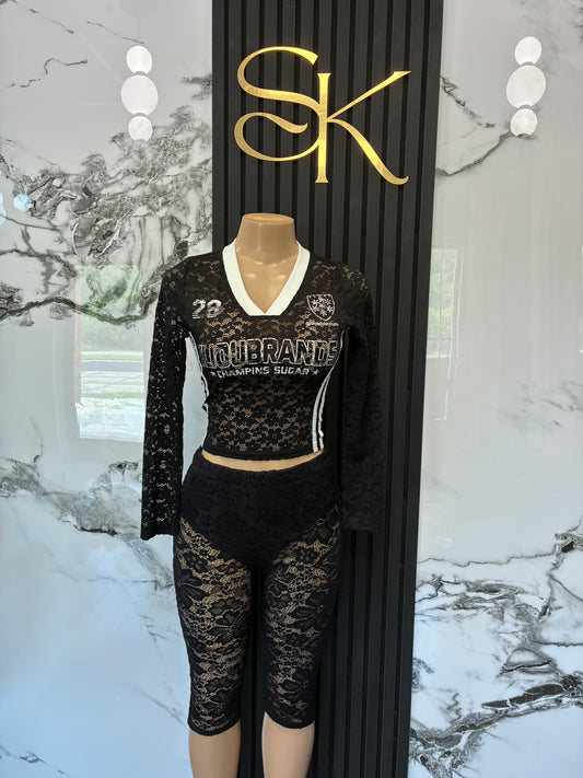 Lace Capri set