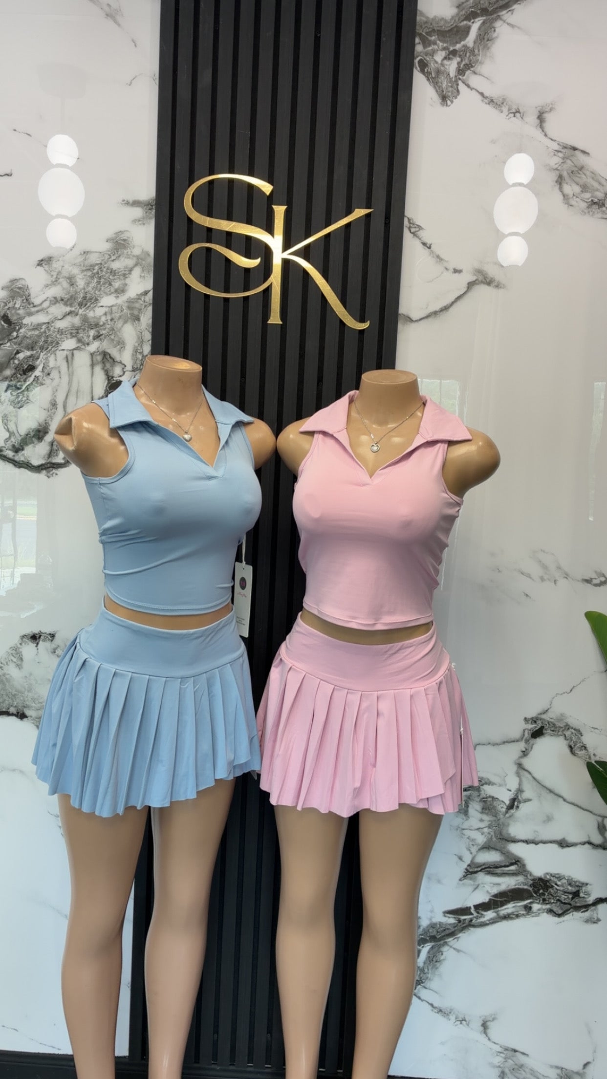 Tennis Skirt set