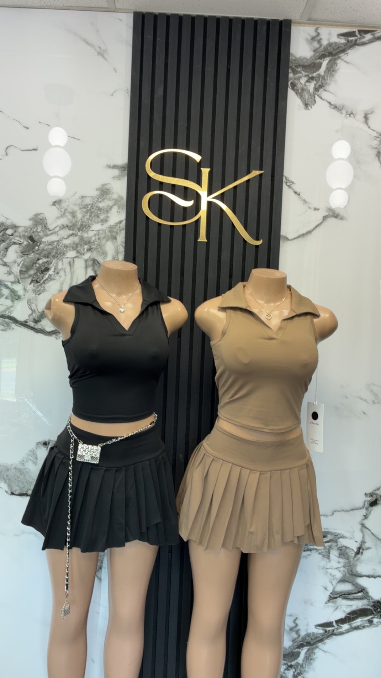 Tennis Skirt set